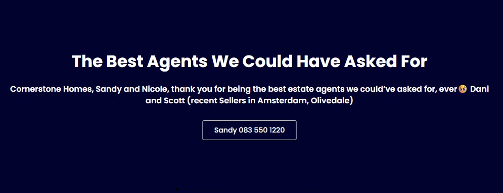 Cornerstone Homes client testimonials